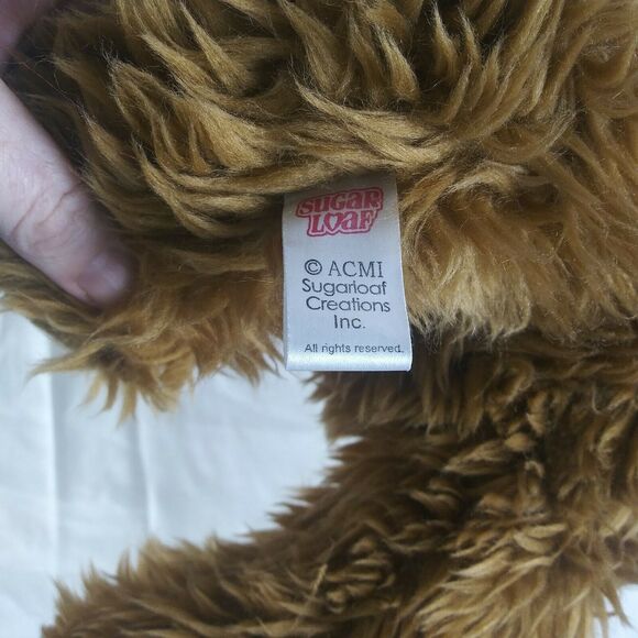 Sugarloaf Shaggy Brown Bear - Sitting - 19" - Picture 6 of 6